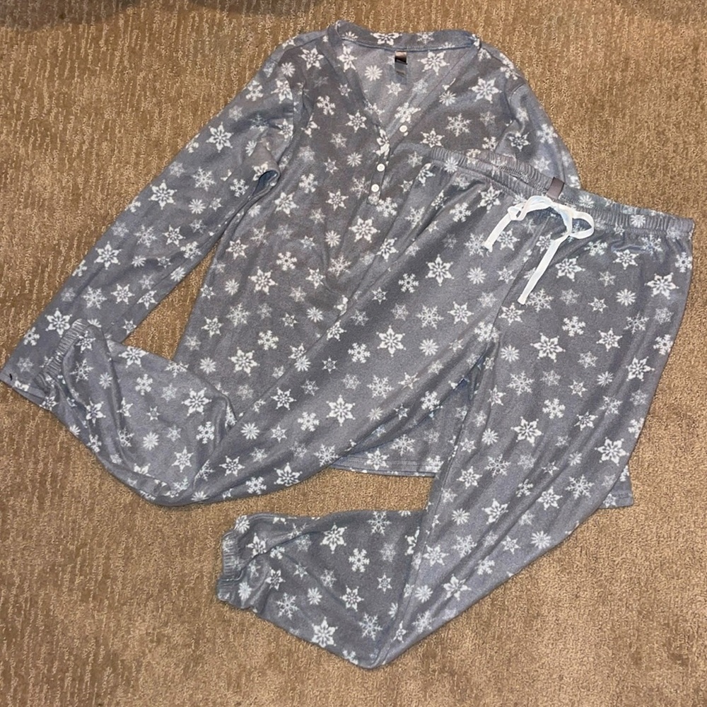 Pj Couture Gray Long Sleeve Lounge Set